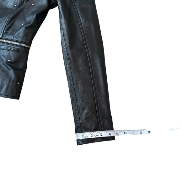 Lamarque Black Leather Jacket. Size S. - Picture 12 of 15